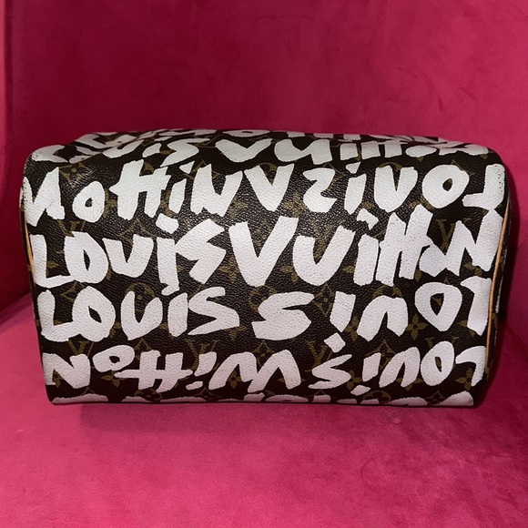 Louis Vuitton Stephen Sprouse speedy 30 Boston satchel silver graffiti - Picture 9 of 16
